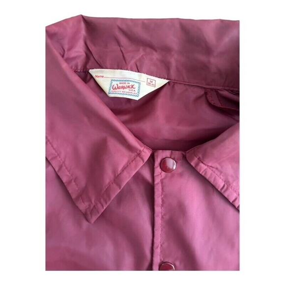 Vtg Bergstrom Air Force Base AFB Austin TX Maroon Military Warwick USA M Button - Picture 3 of 10